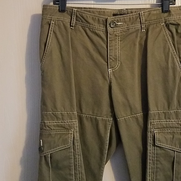 Banana Republic brand ladies cargo pants Y2K sz 10 🐶 BENEFITS RESCUE Dogs - Picture 2 of 10